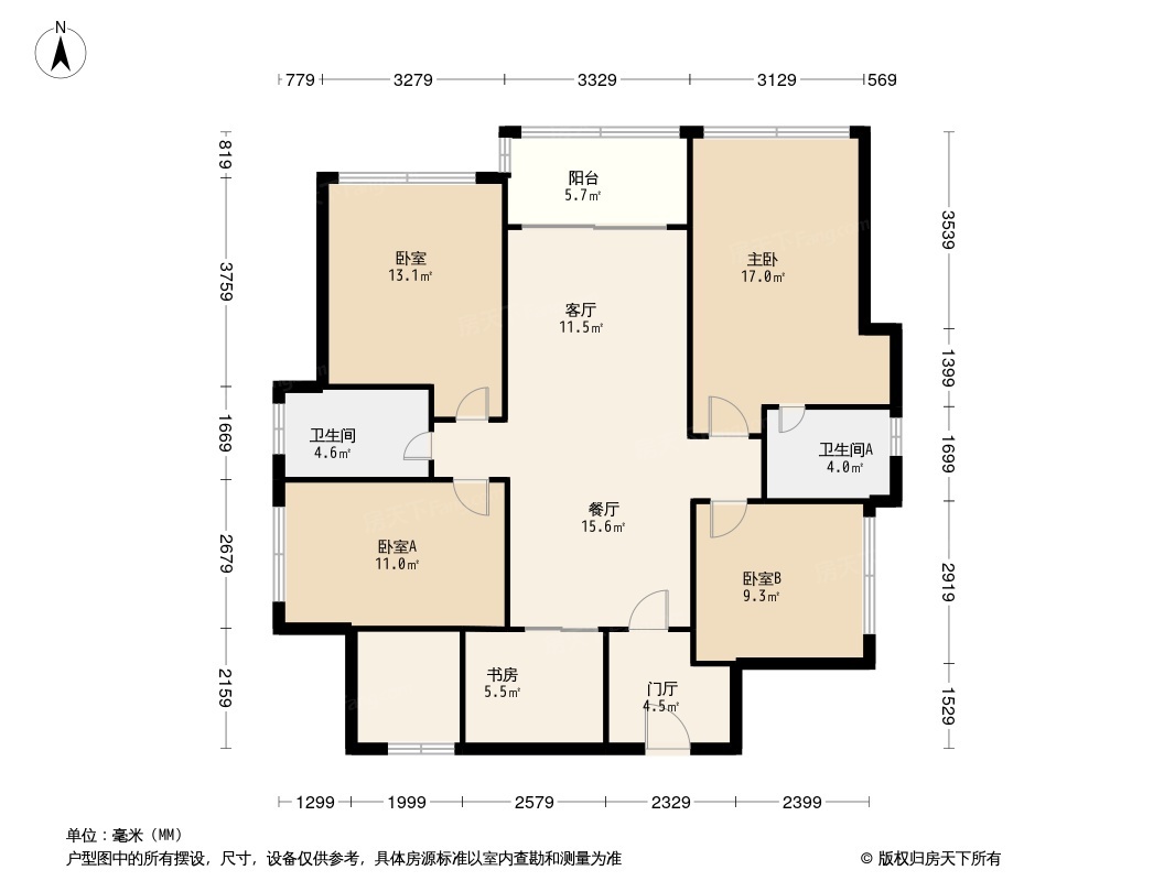 合景天銮户型图