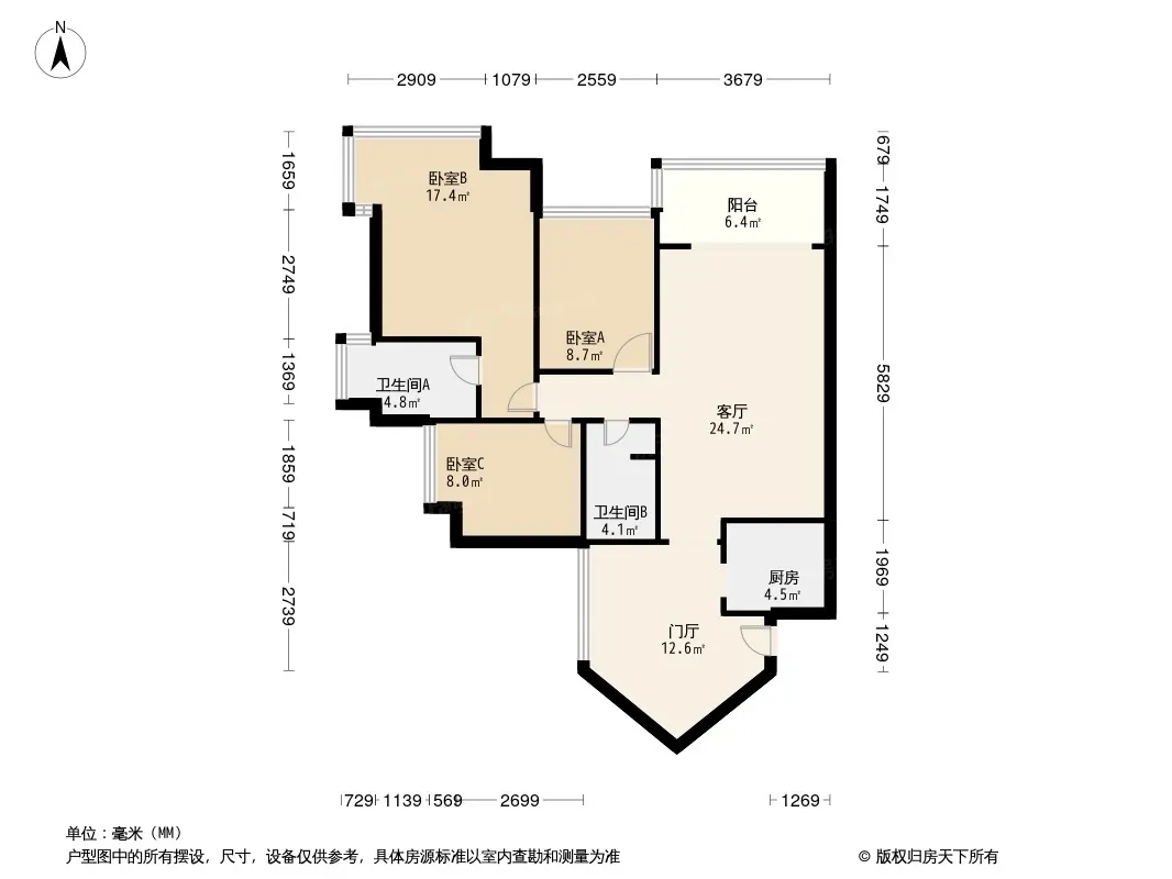 红牌楼广场户型图