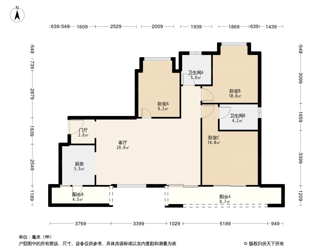 宏达世纪丽景户型图