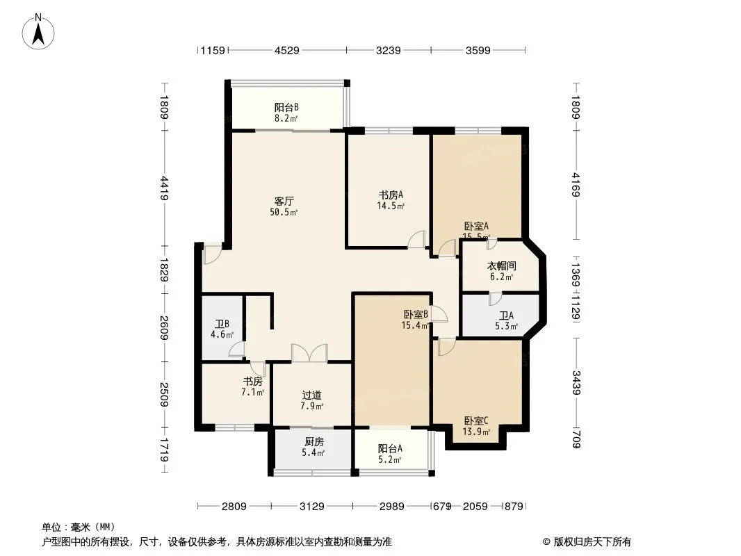 草堂美庐户型图