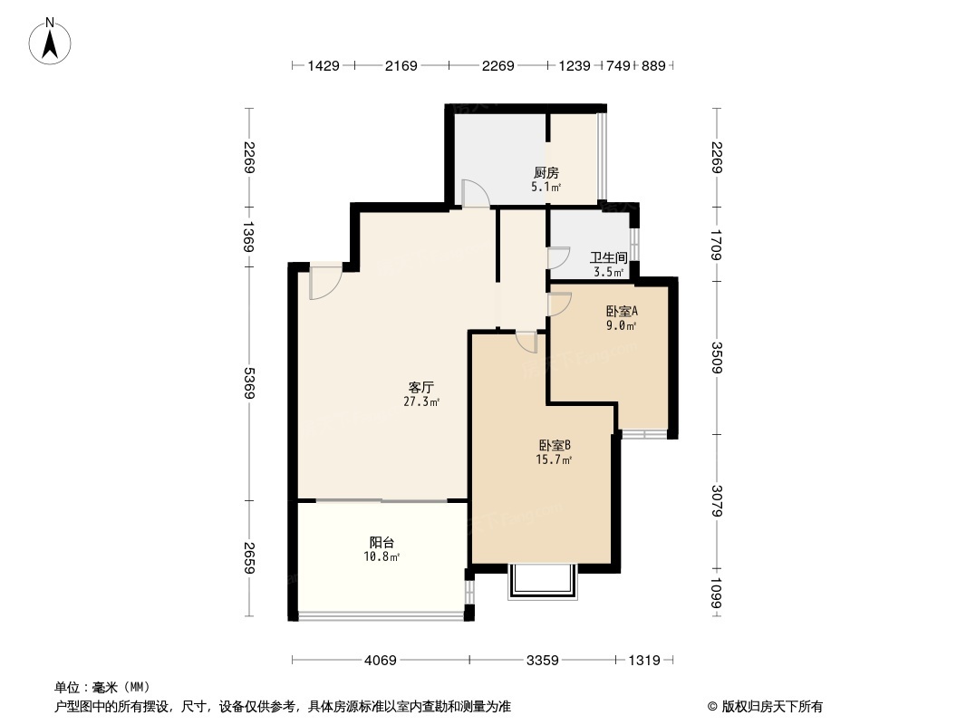 朋城远界户型图