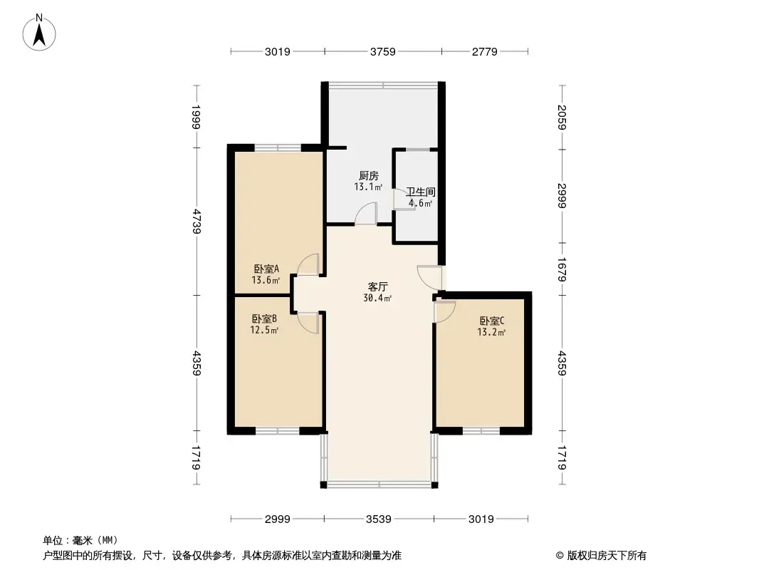 同心苑(金牛)户型图