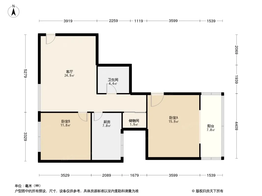 荣馨苑户型图