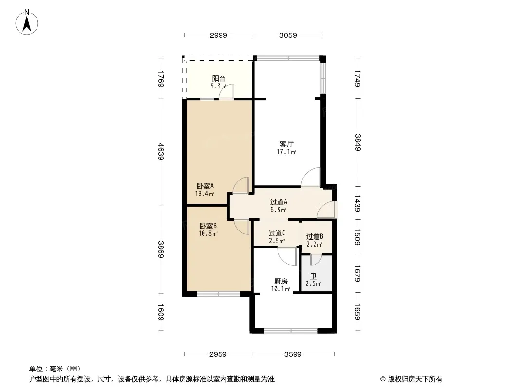 邮电局宿舍户型图