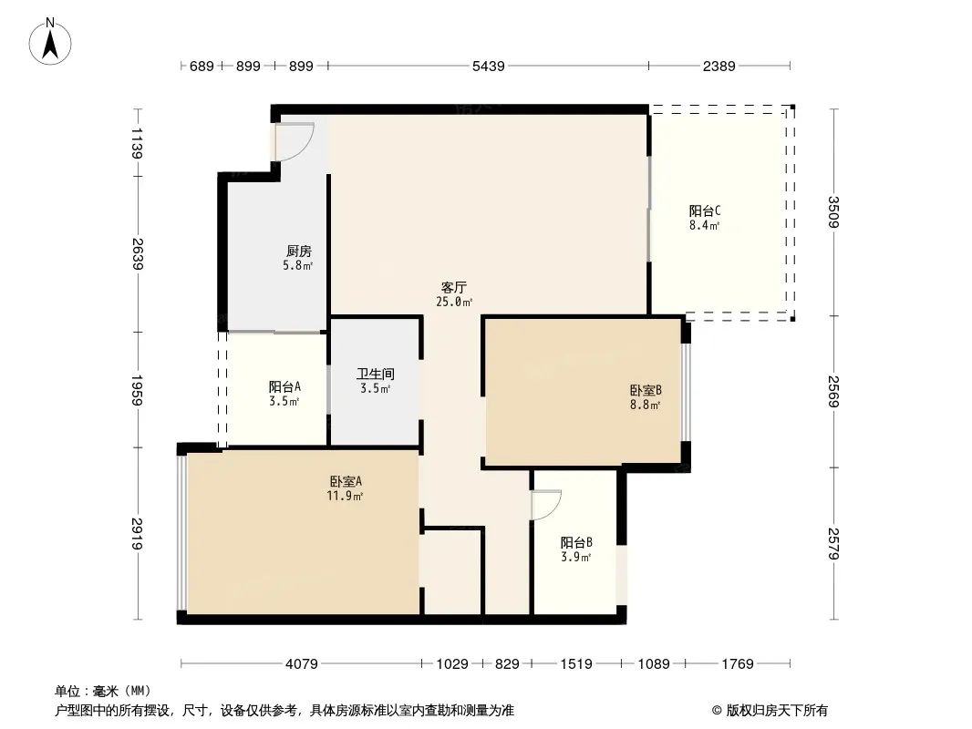 阳光西里户型图