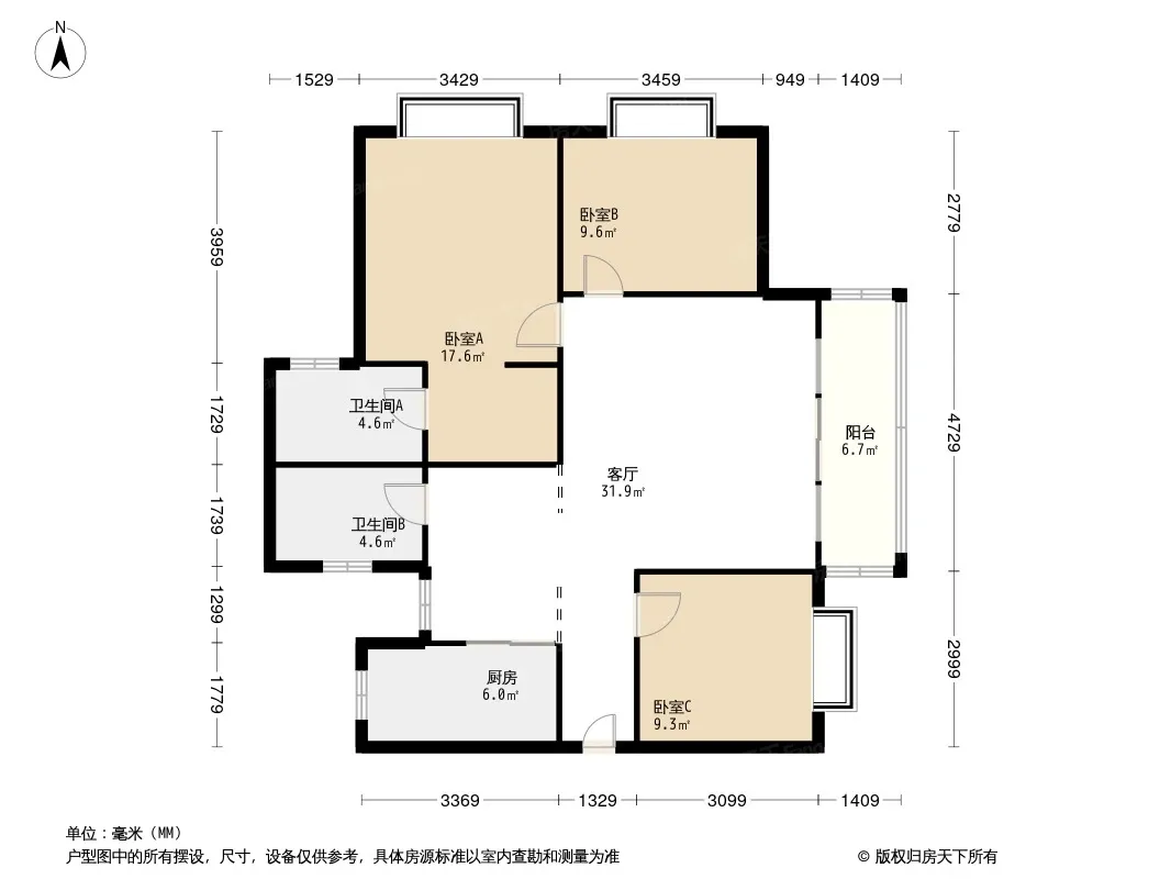 青江花园户型图