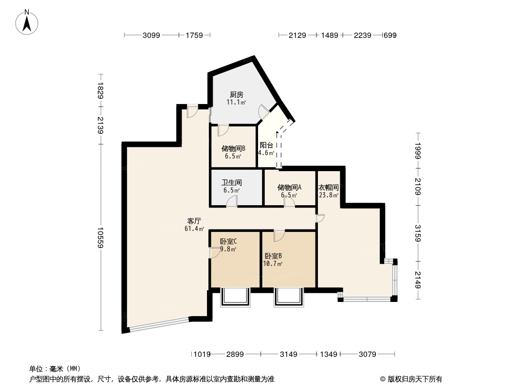 凯莱帝景户型图