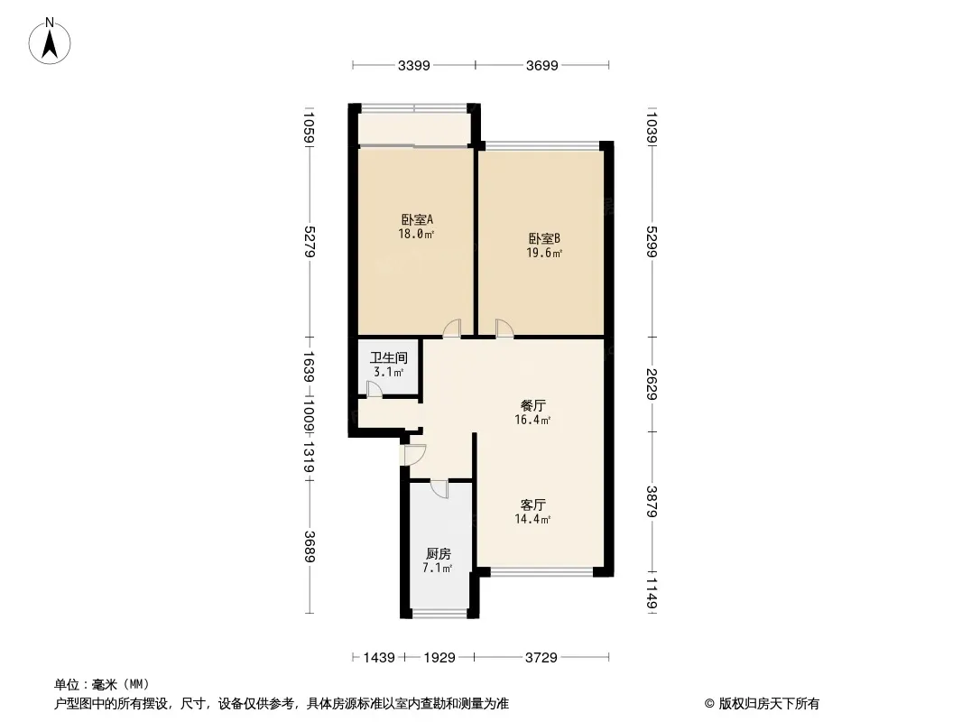 锦卉苑户型图