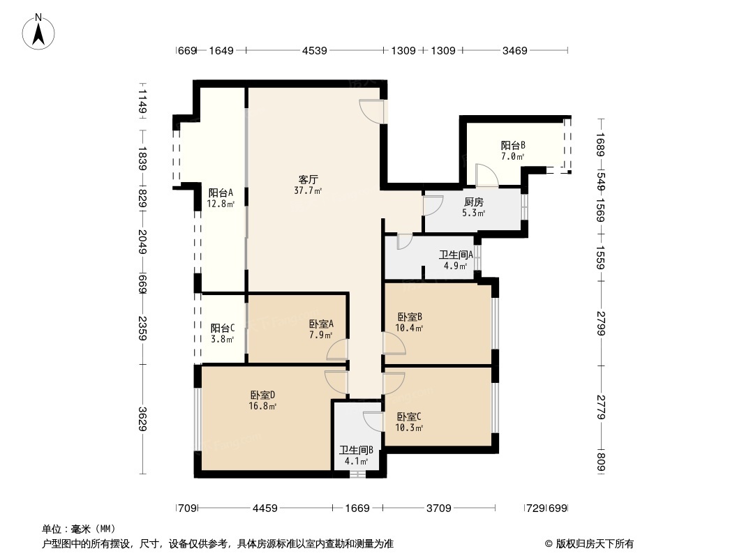 鹭湖宫6区户型图