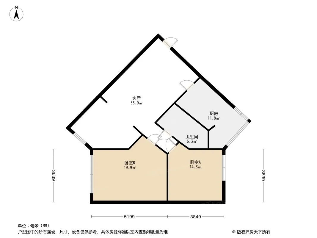 广厦公寓户型图