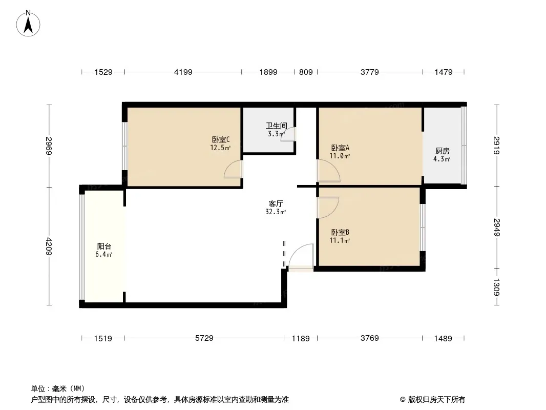 宏源大厦户型图