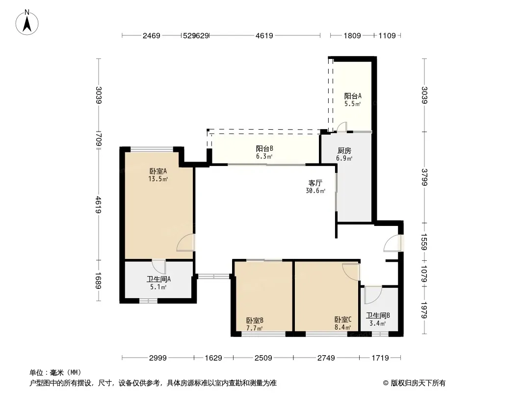 万科金域名邸户型图