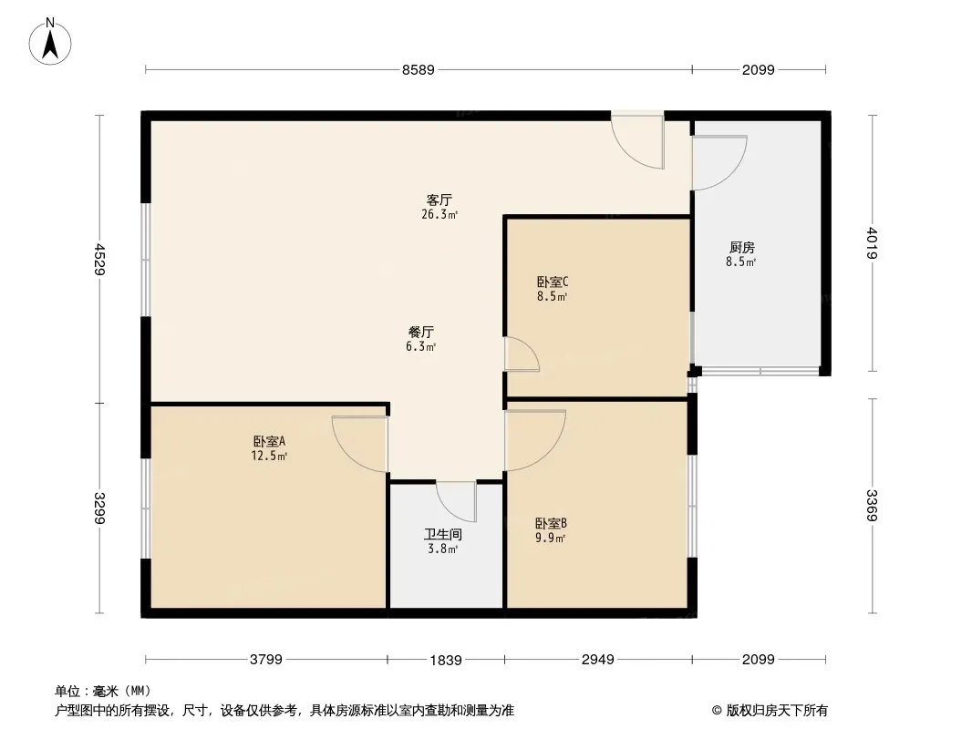 北方花园户型图