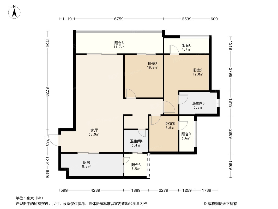 绿地GIC成都中央广场户型图