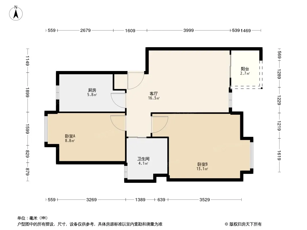 海棠园户型图