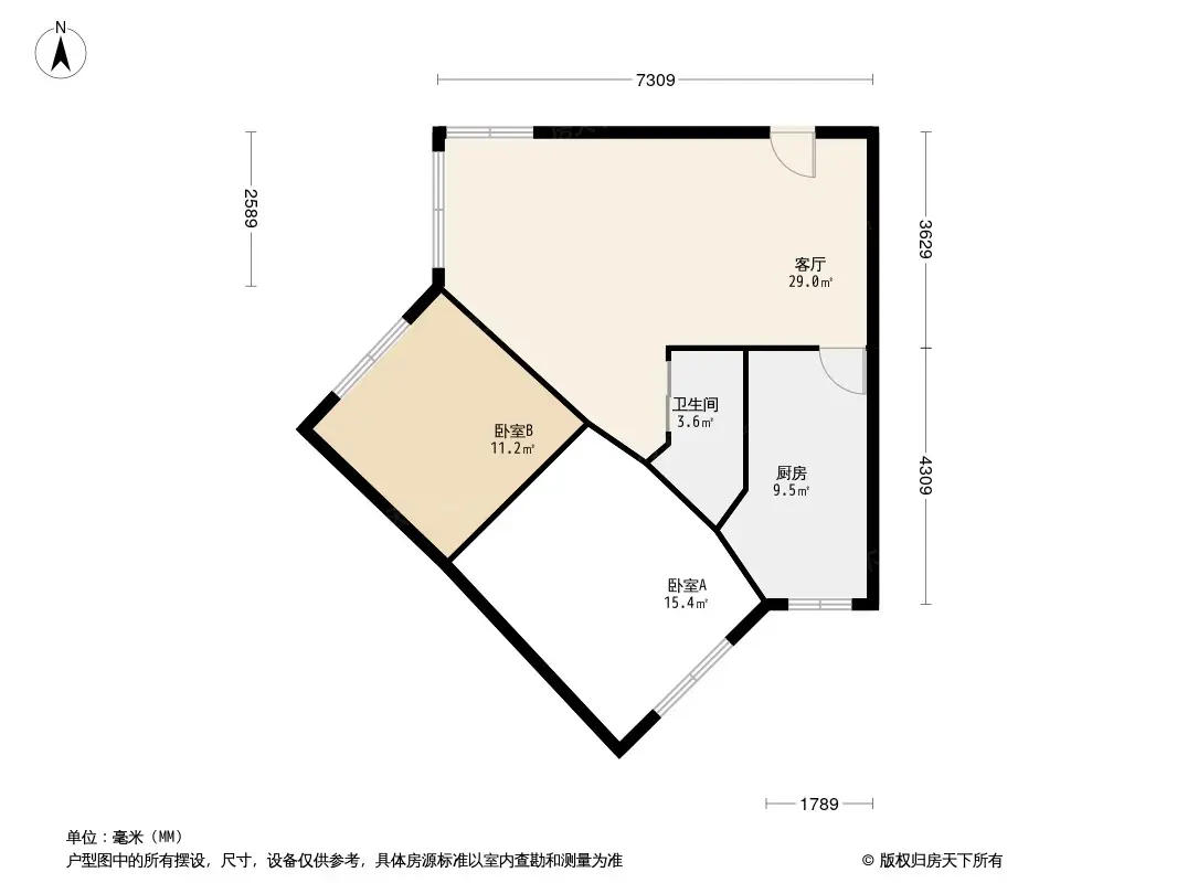 浣花北路26号院户型图