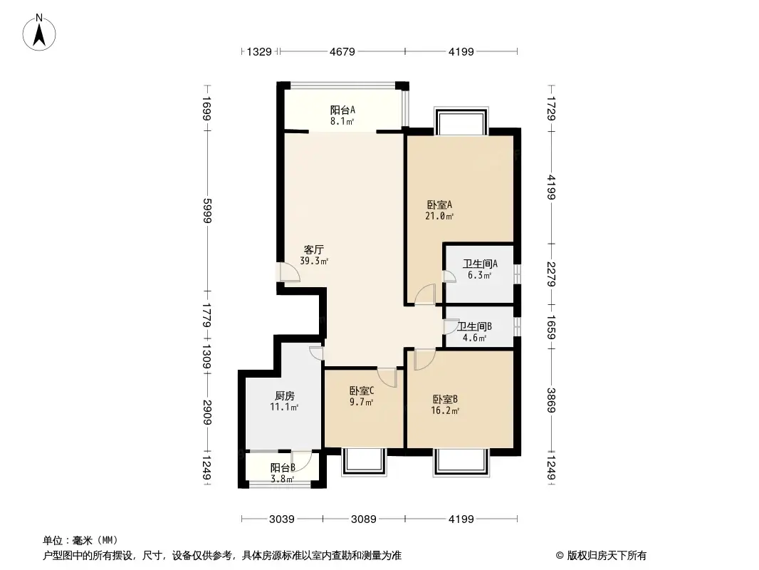 建川梦追湾公馆户型图