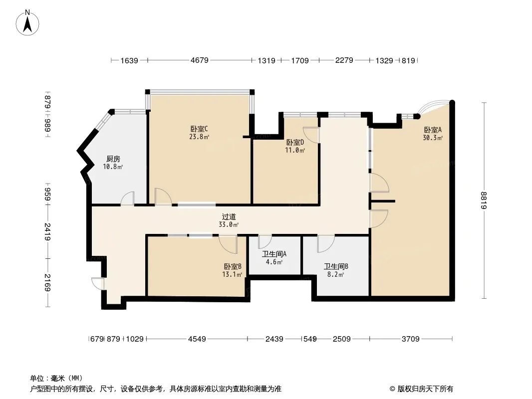 学府花园户型图