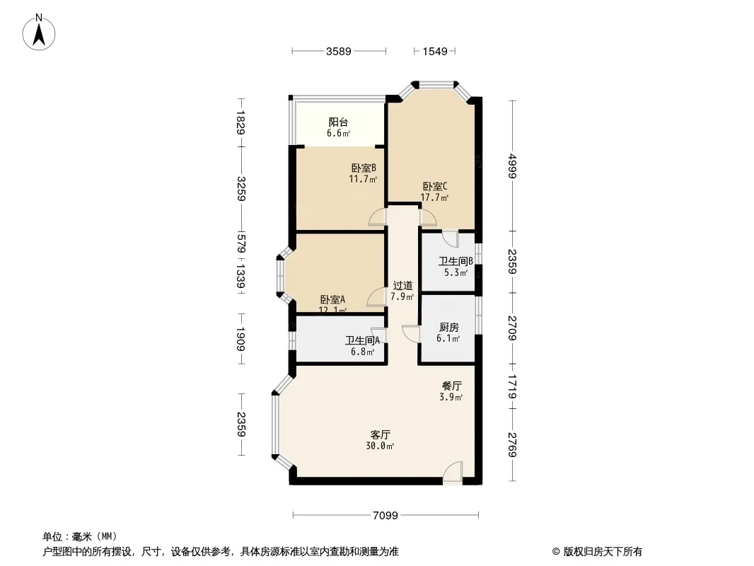 南岸一家户型图