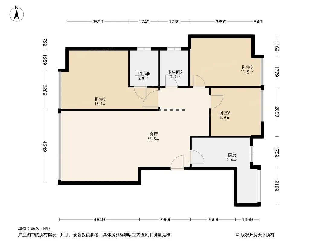川化怡湖春天户型图
