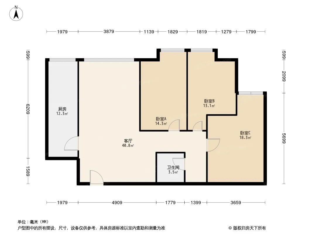 香颐花园户型图
