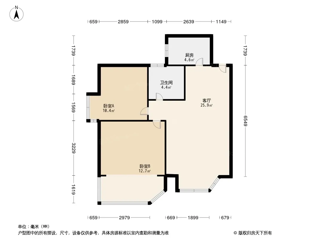 兴元丽都户型图