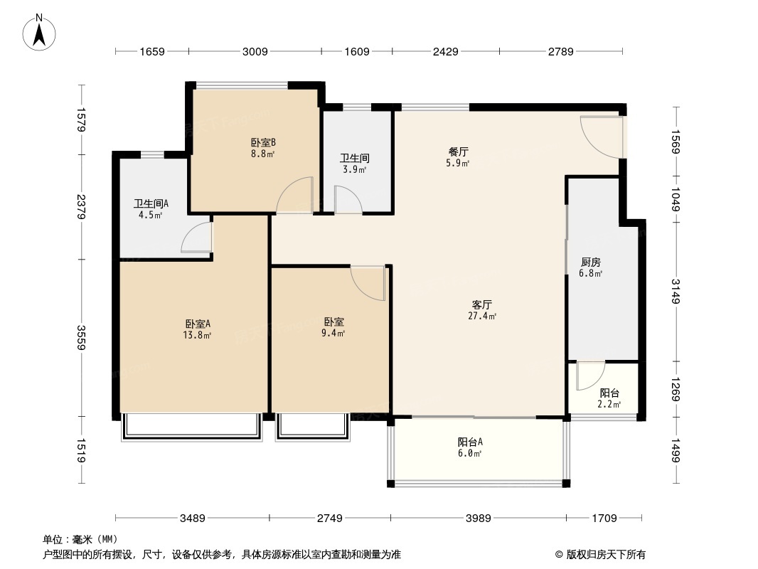 合生中央城 合生中央城户型类别:2居,3居,4居