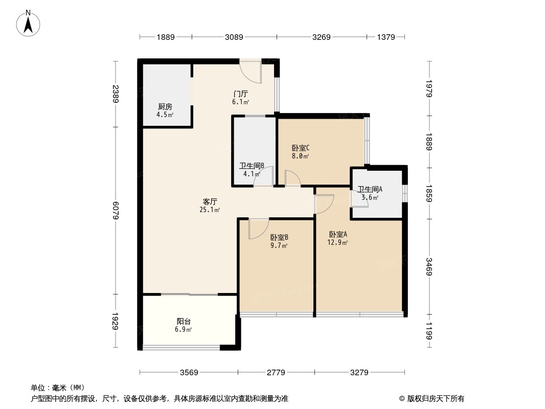 炜岸城户型图