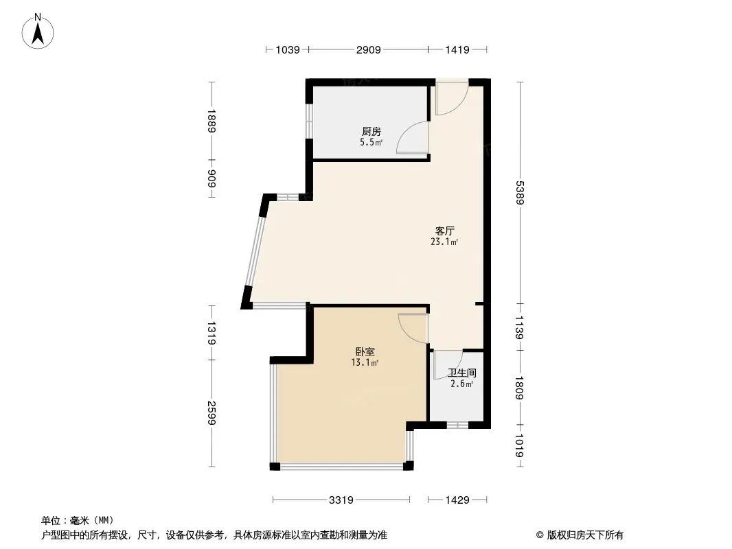 阳光香榭户型图