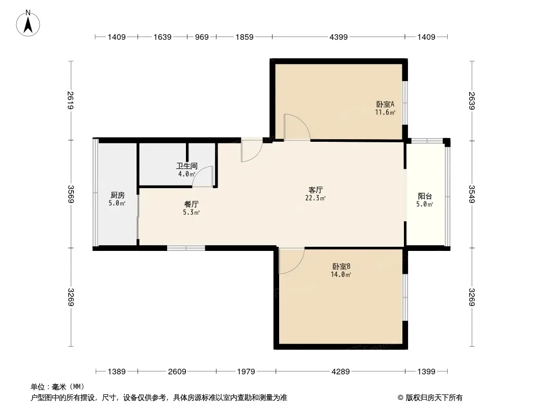 为民路49号院户型图