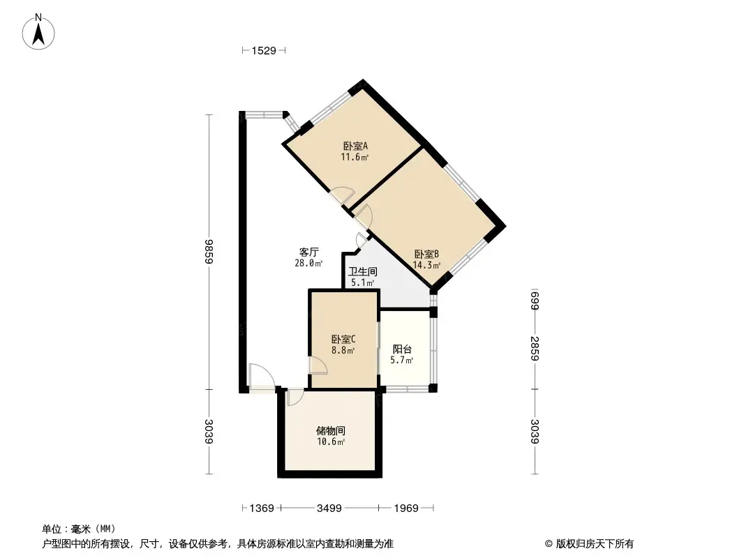 棕南戊区户型图