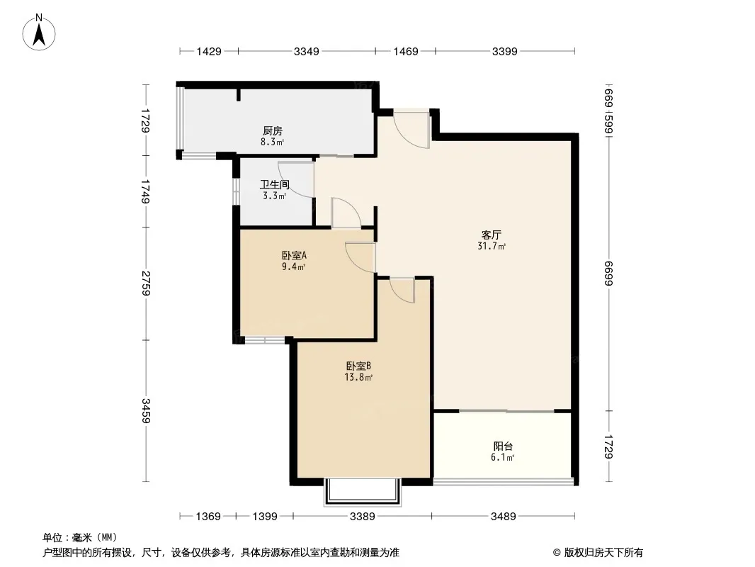 皇经嘉苑户型图