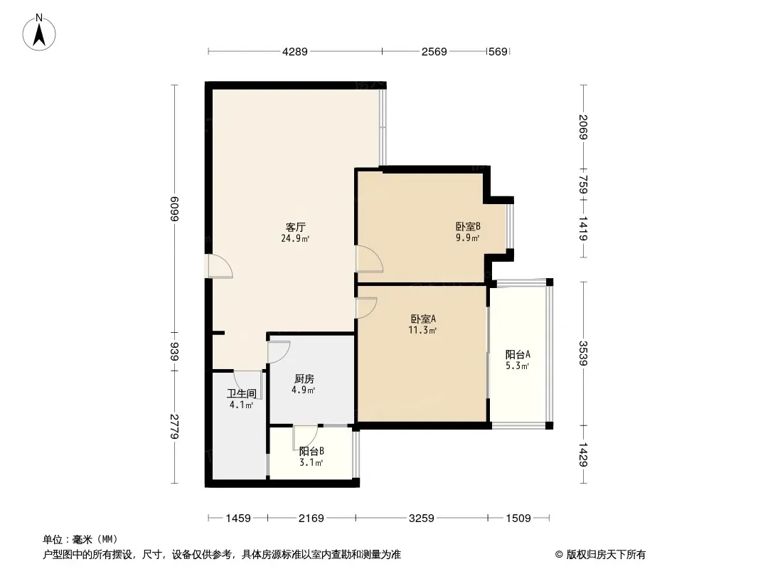 大湾学府雅园户型图