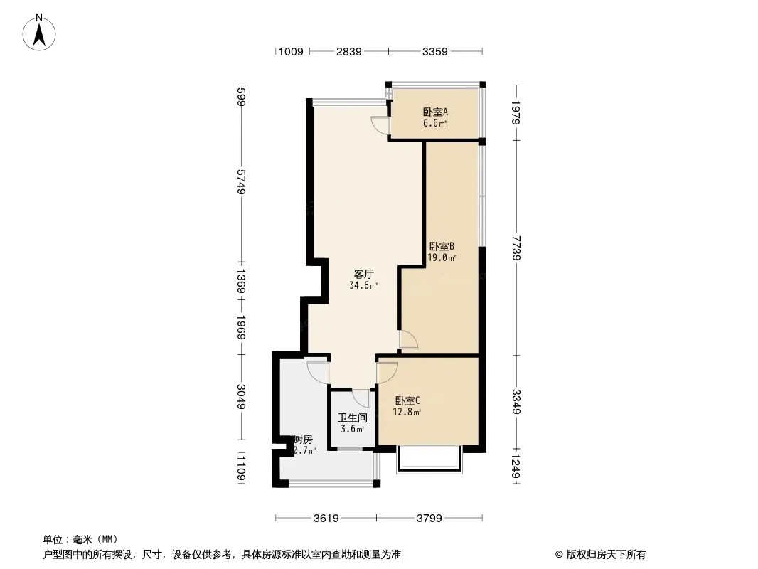 国信滨河雅居户型图