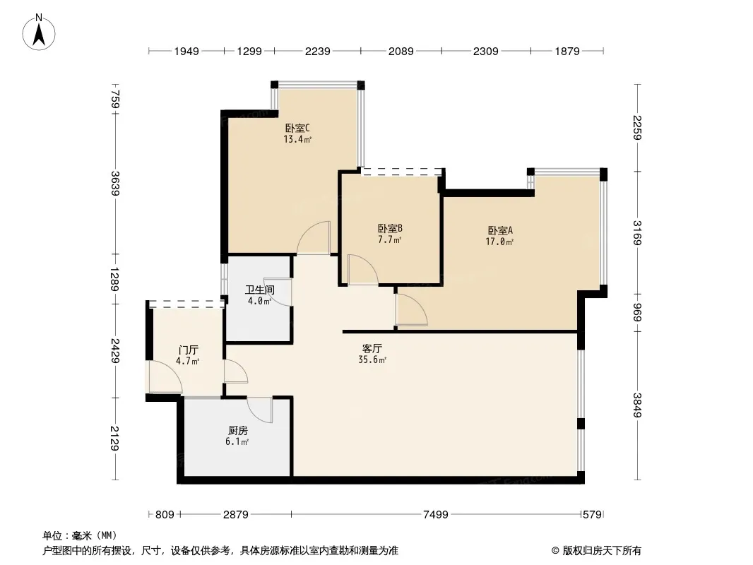 国光揽悦户型图