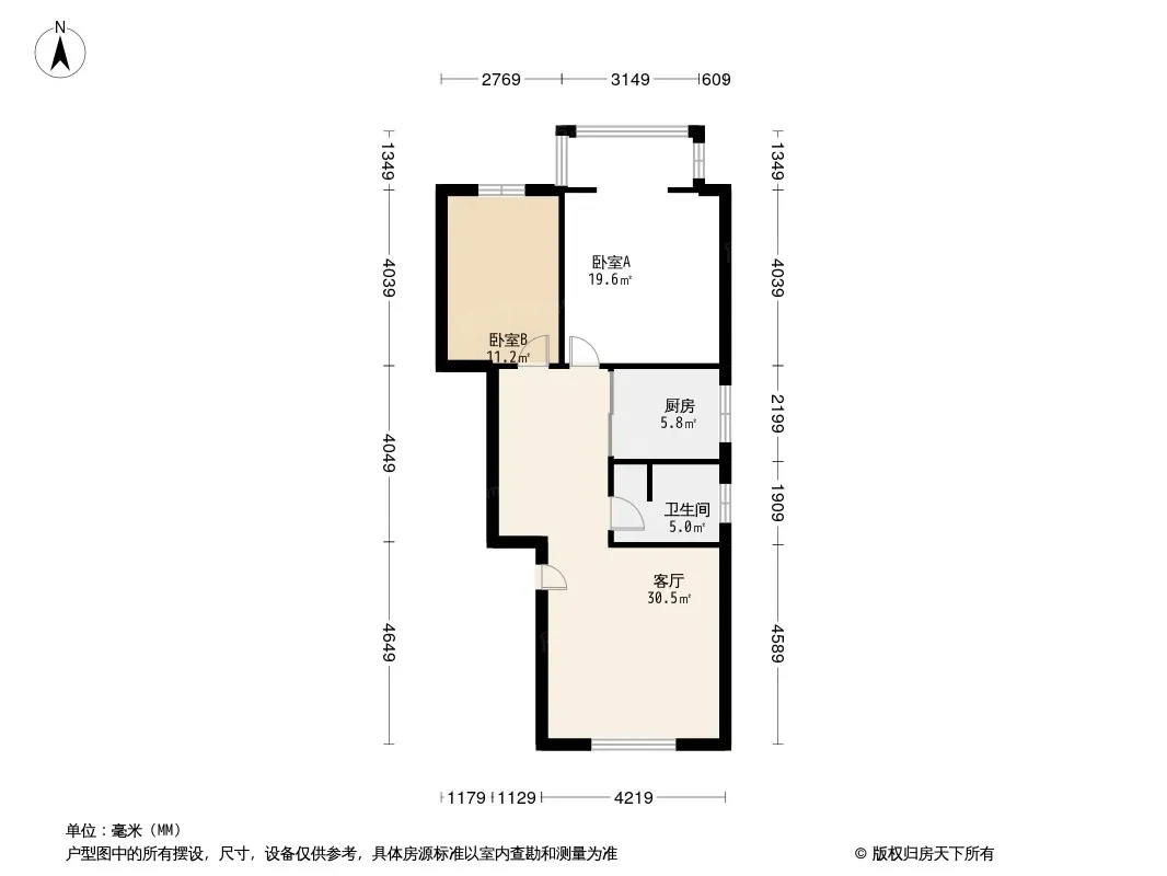 玫瑰园户型图