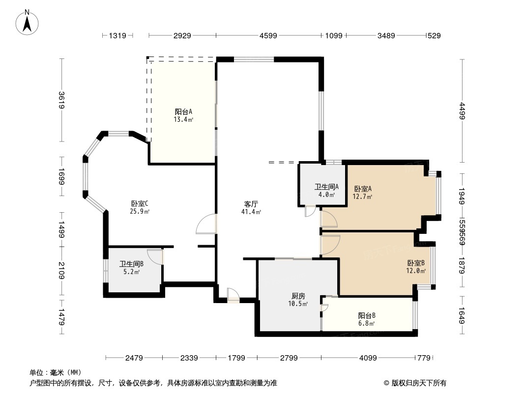 远大都市风景一期户型图