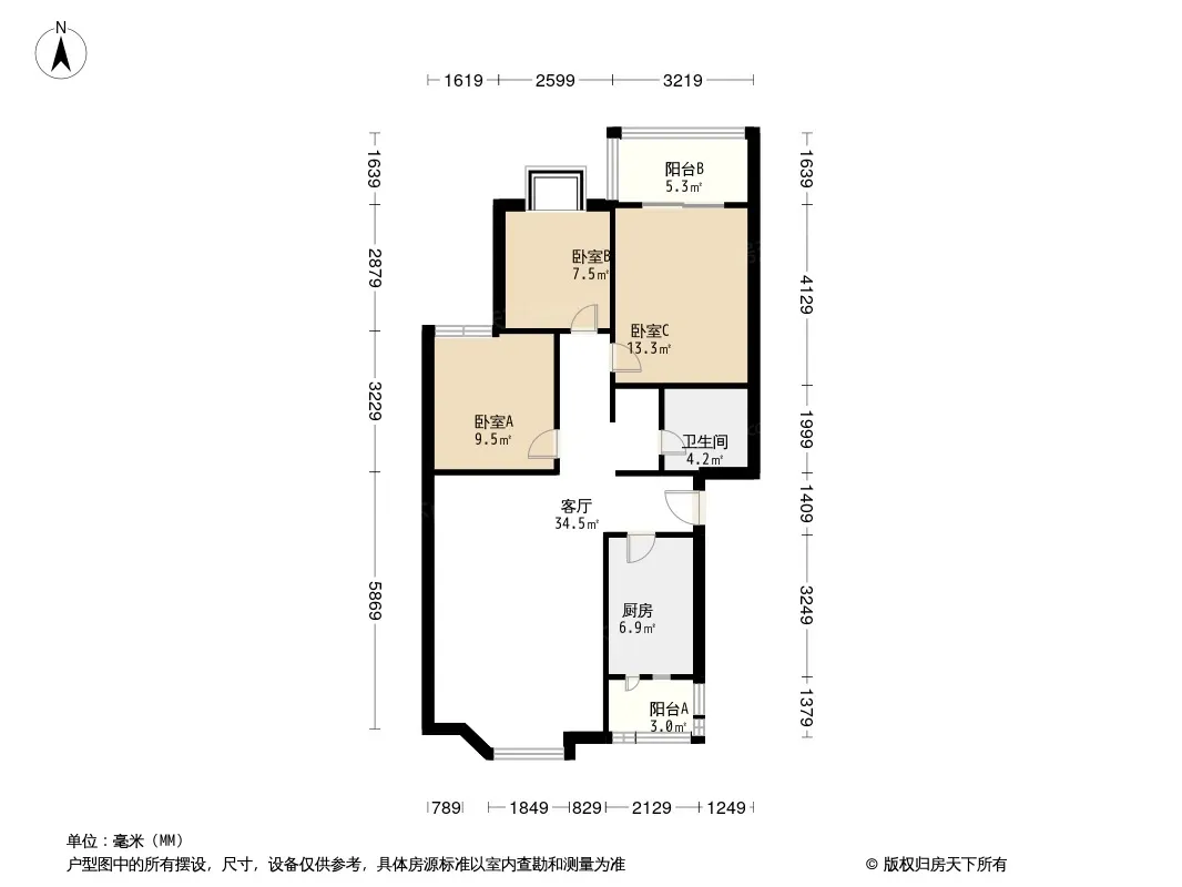 绿洲华苑户型图