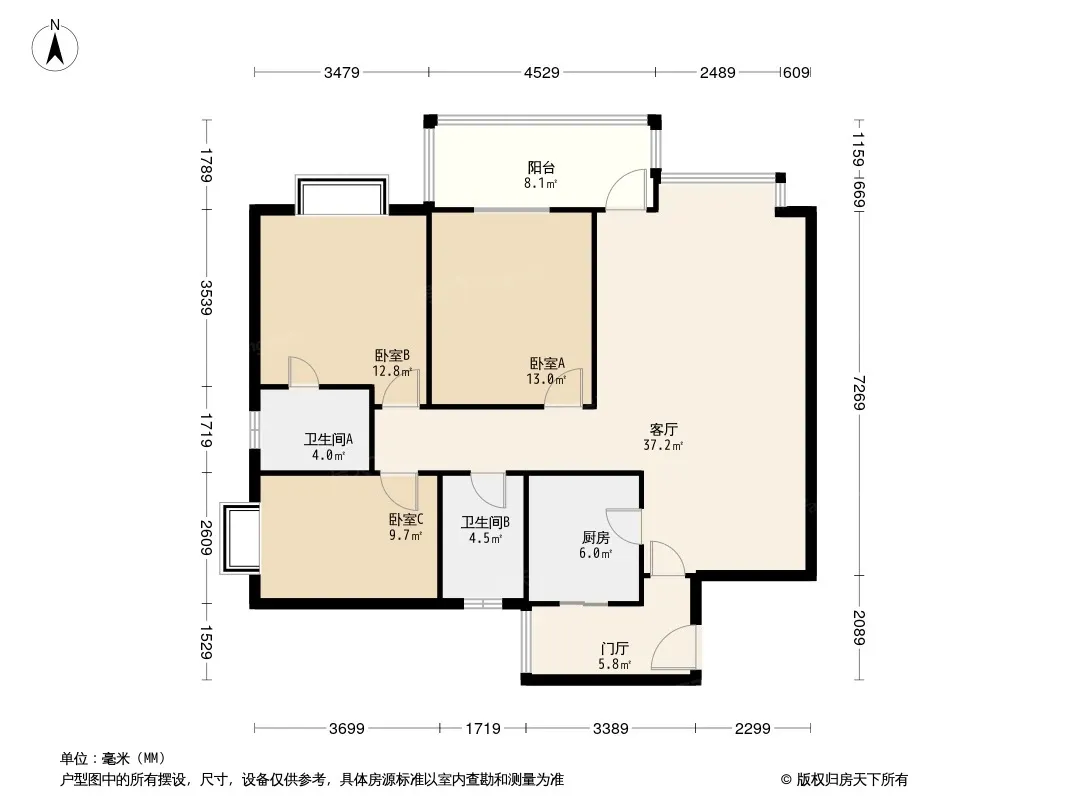 荣煜亲河名居户型图