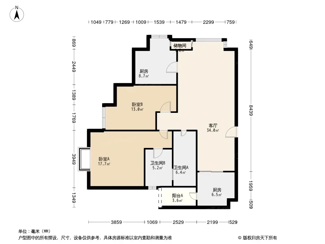 蜀都中心一期户型图