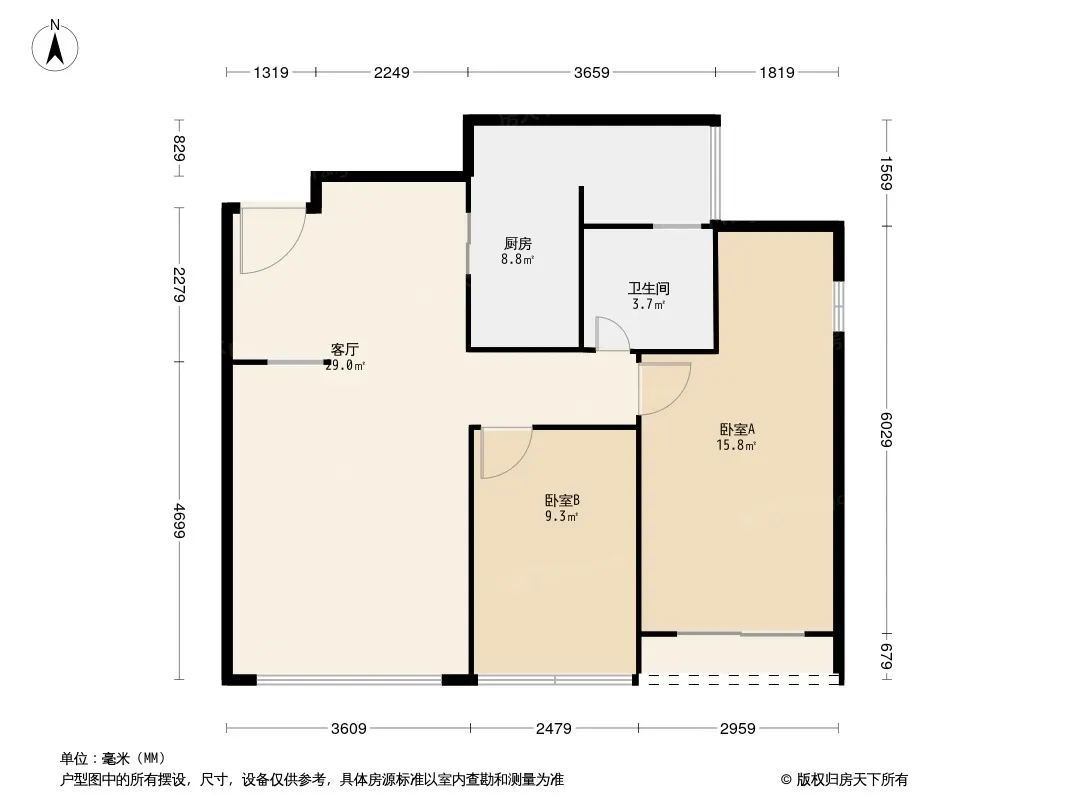 银杏广场户型图