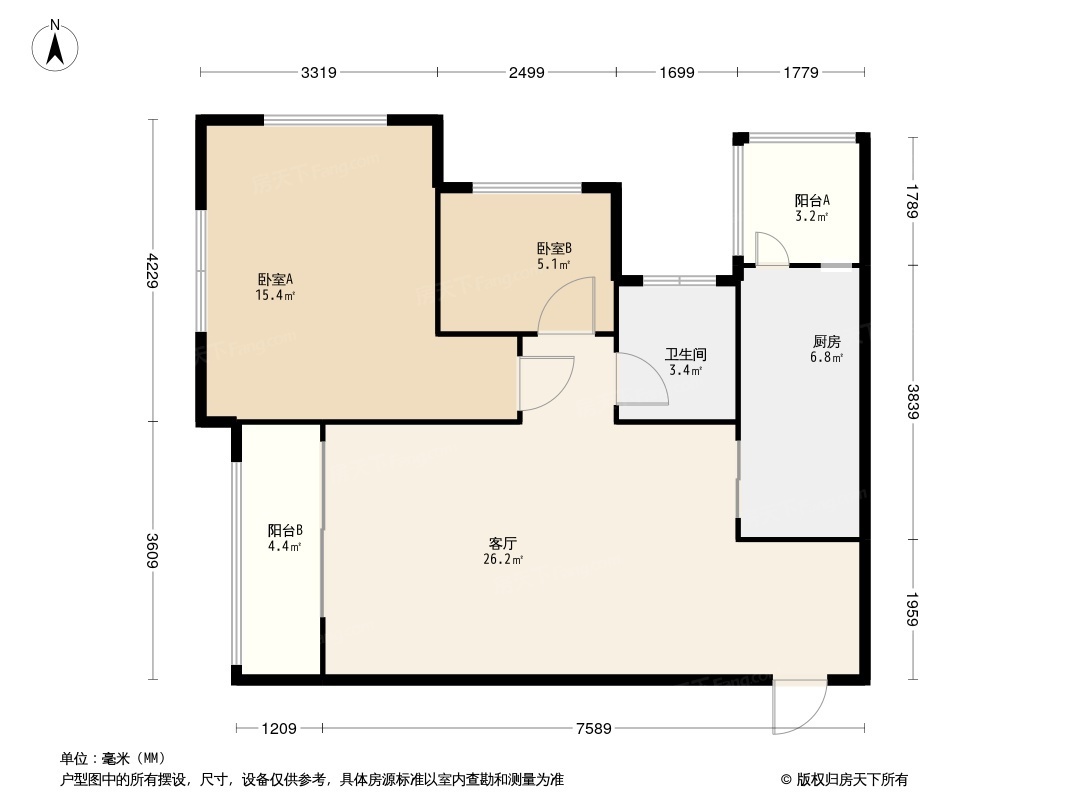 恒大曹家巷广场户型图