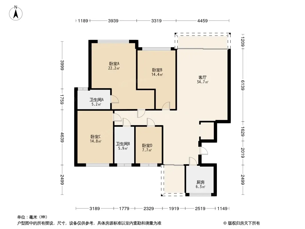 交大蓉杏园户型图