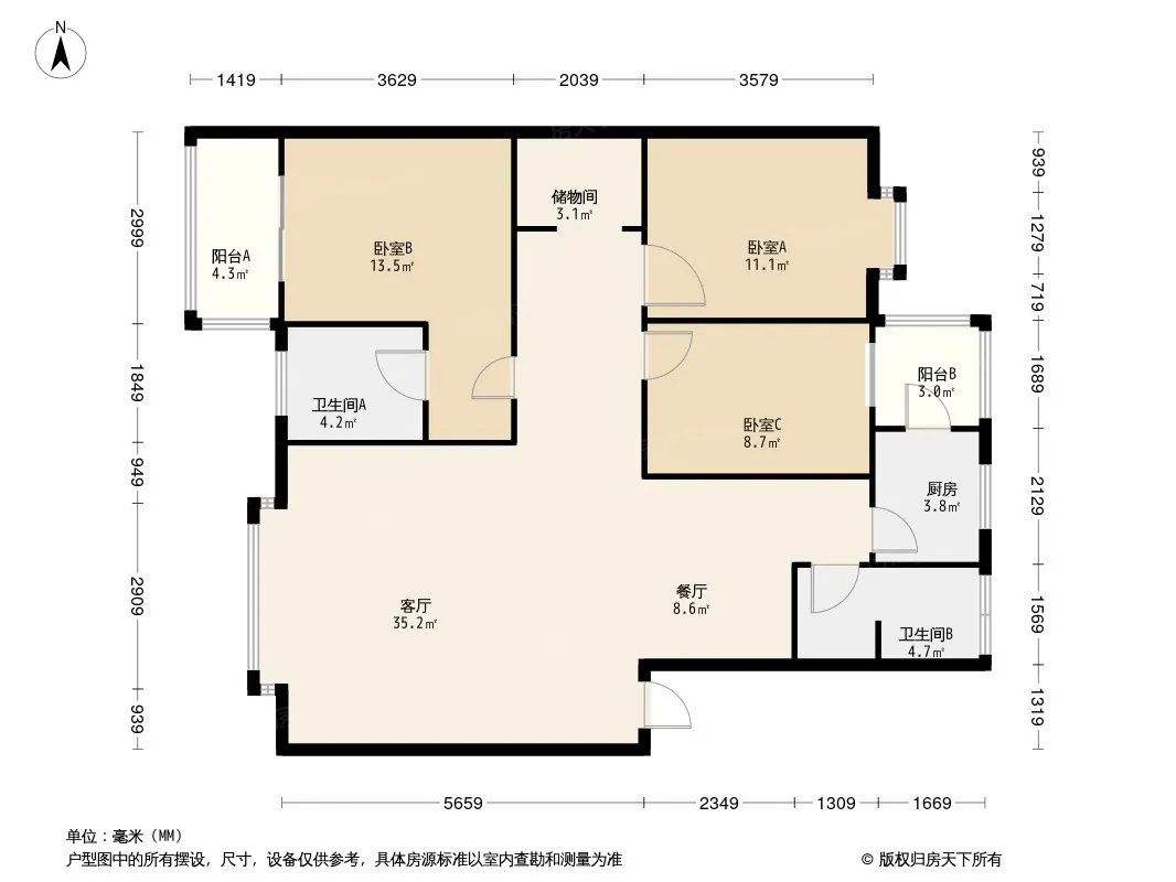 加国枫韵户型图