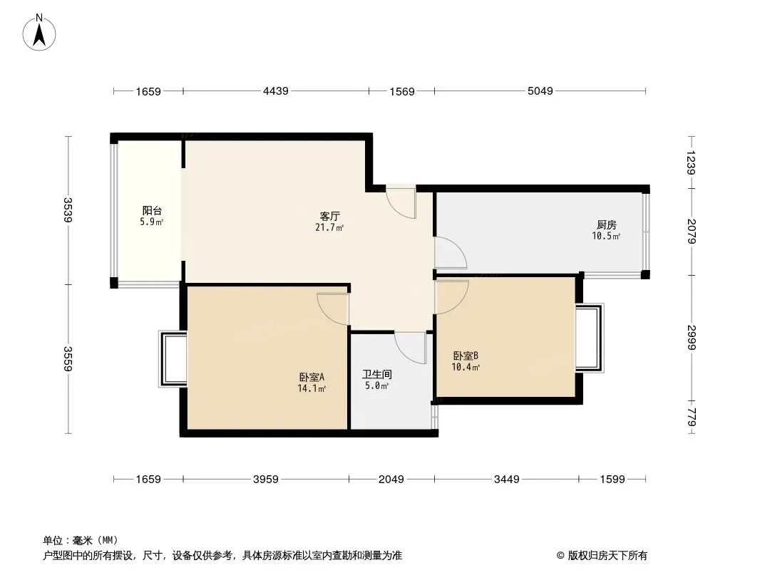 东虹路33号院户型图