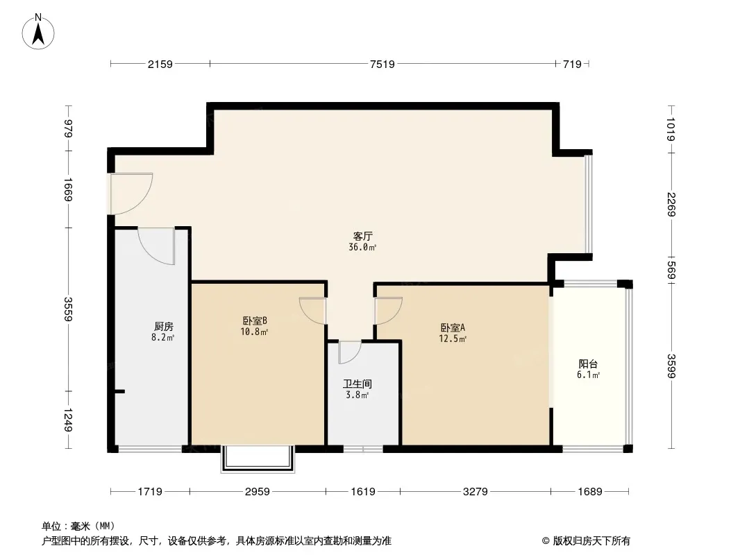 大观城市花园一期户型图