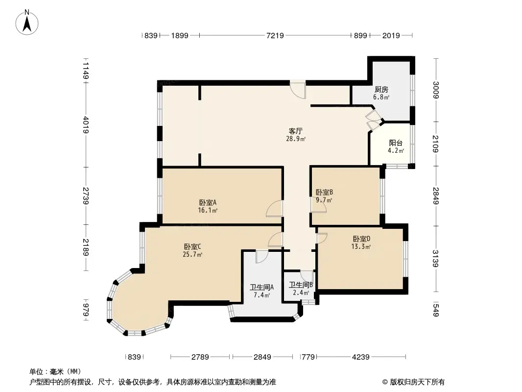 幸福世家户型图