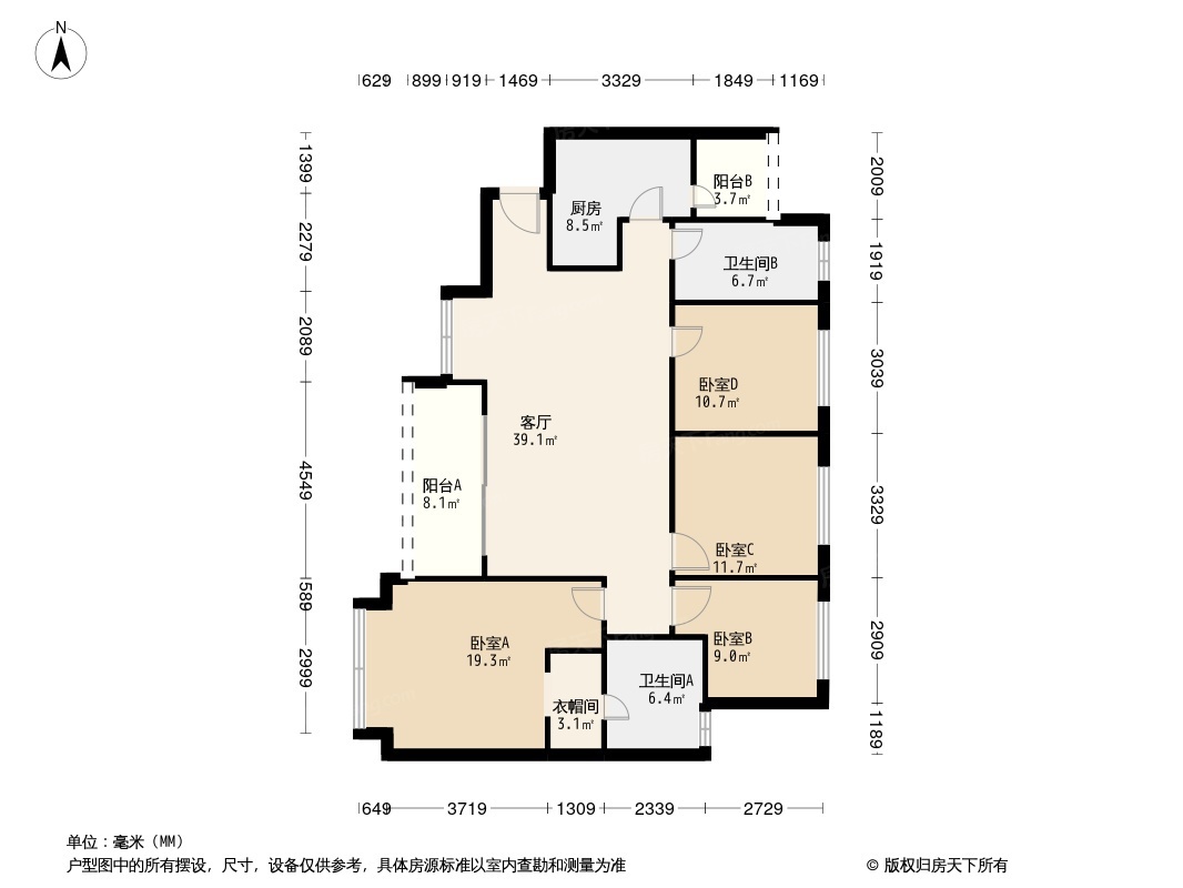 乐天圣苑户型图