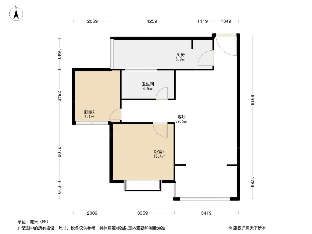 锦西民宅户型图