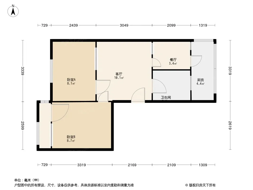 新鸿一区户型图